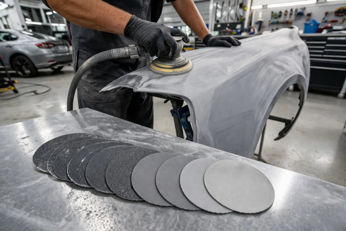The Complete Auto Body Sanding Grit Guide — What to Use at Every Stage of Repair
