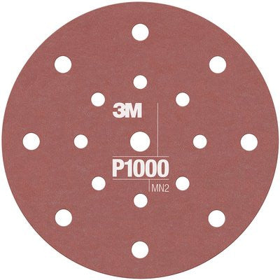 3M 34803 1000 Grit Hookit Flexible Dust Free Flexible Abrasive Disc 6 in