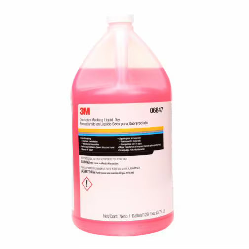 3M 06847 Masking Liquid Overspray Masking Liquid 1 Gallon