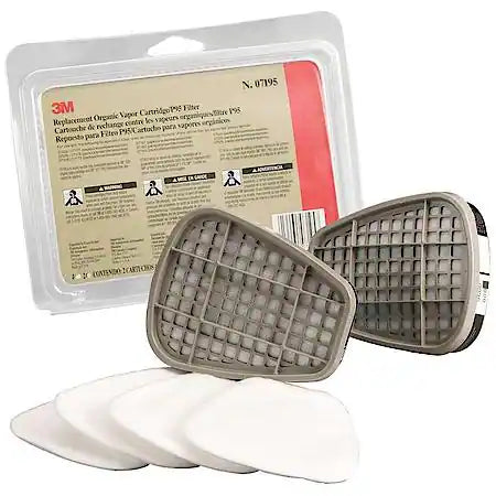3M 07195 95 Grit Respirator Cartridges OV/P95 Replacement Cartridge
