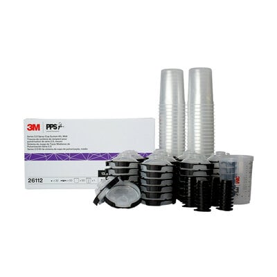 3M 26112 PPS 2.0 PPS Midi Lids & Liners 400 mL / 13.5 oz, 200 micron filter