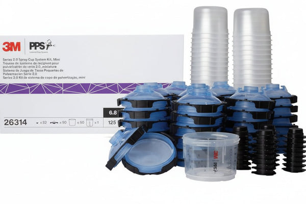 3M 26314 PPS 2.0 PPS Mini Lids & Liners 200 mL / 6.8 oz, 125 micron filter