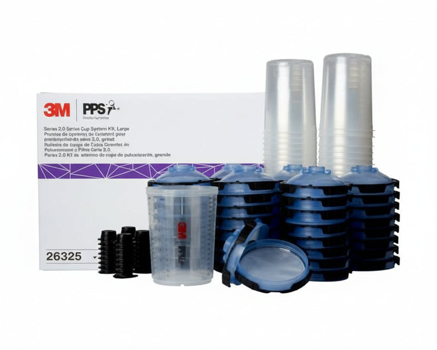 3M 26325 PPS 2.0 PPS Large Lids & Liners 850 mL / 28 oz, 125 micron filter