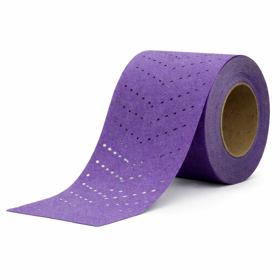 3M 30701 600 Grit Hookit Purple Clean Sanding Abrasive Roll 2.75 in x 40 ft