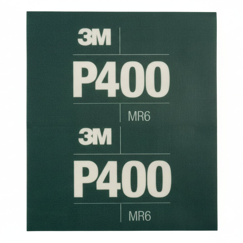 3M 34337 400 Grit Hookit Flexible Flexible Abrasive Sheet 5.5 in x 6.8 in