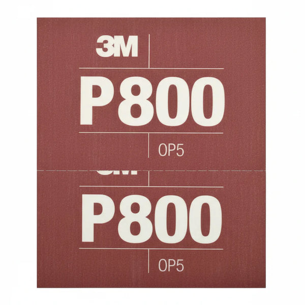 3M 34340 800 Grit Hookit Flexible Flexible Abrasive Sheet 5.5 in x 6.8 in