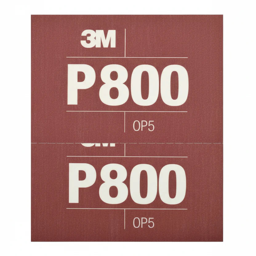 3M 34340 800 Grit Hookit Flexible Flexible Abrasive Sheet 5.5 in x 6.8 in