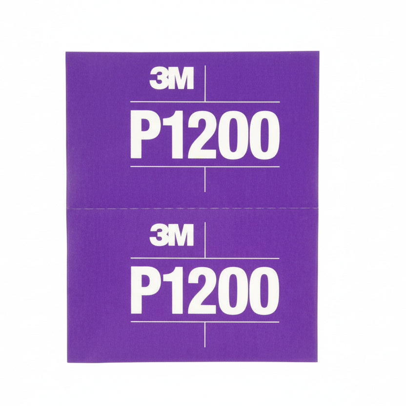 3M 34342 1200 Grit Hookit Flexible Flexible Abrasive Sheet 5.5 in x 6.8 in