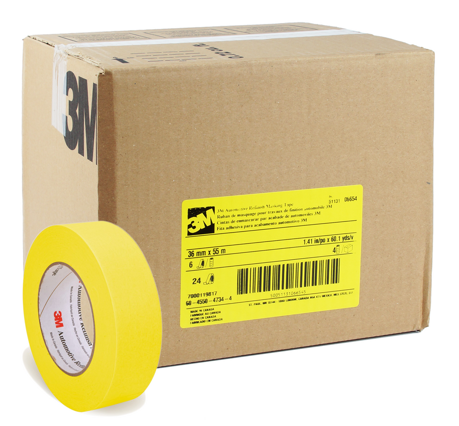 3M 06654 Automotive Masking Tape Automotive Masking Tape 1.5 in