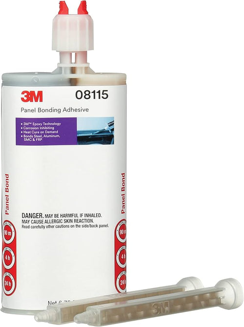 3M 08115 – Panel Bonding Adhesive (200 mL Dual Syringe, Black)