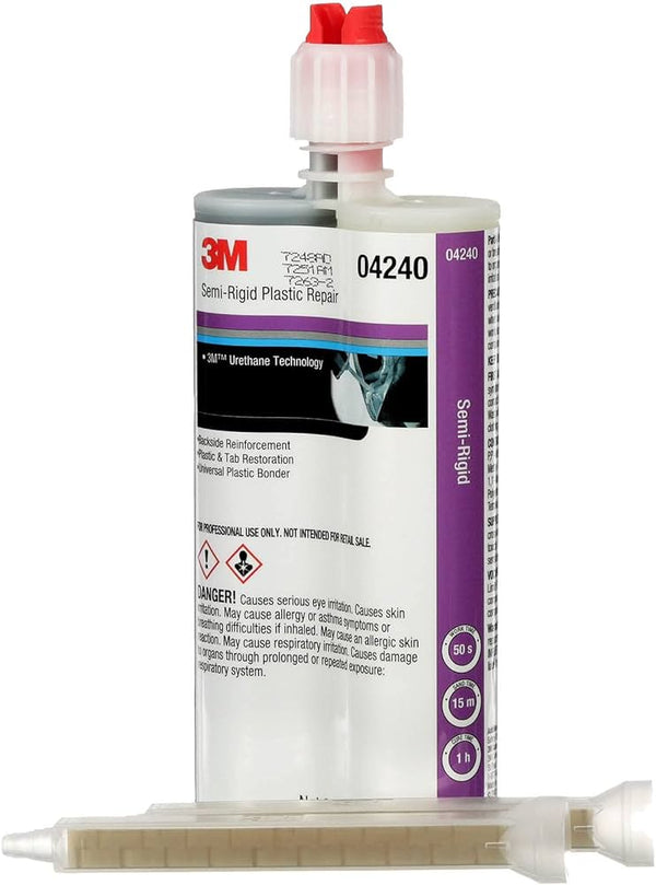 3M 04240 Automix Semi-Rigid Plastic Repair Adhesive 200 mL