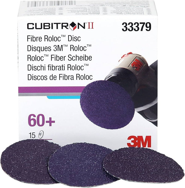 3M 33379 60 Grit Cubitron II Sanding Disc 2 in