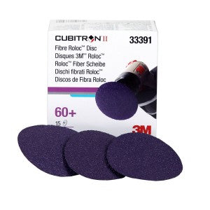 3M 33391 60 Grit Cubitron II Sanding Disc 3 in