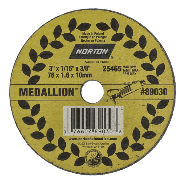 Norton 89030 Medallion Cutting Disc
