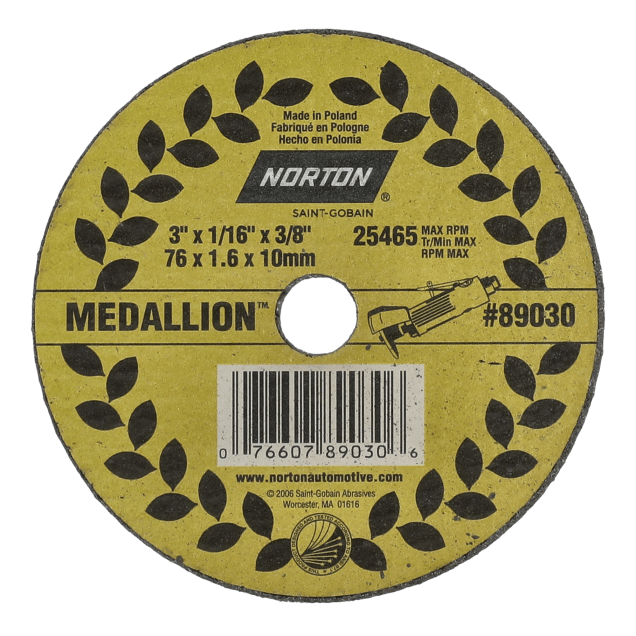 Norton 89030 Medallion Cutting Disc