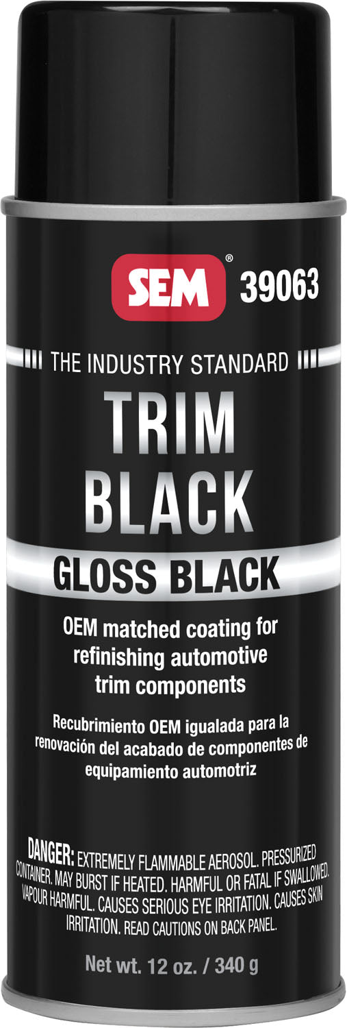 SEM 39063 Trim Black Exterior Coating 16 oz