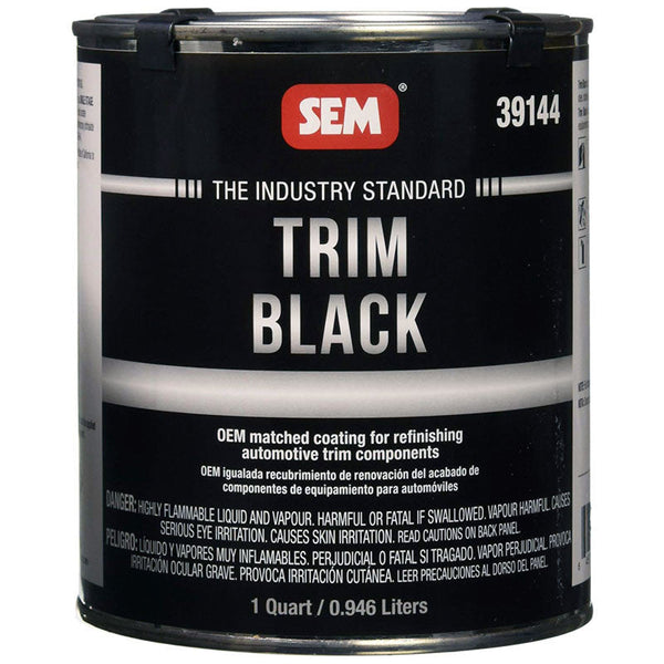 SEM 39144LV Trim Black Exterior Coating Quart