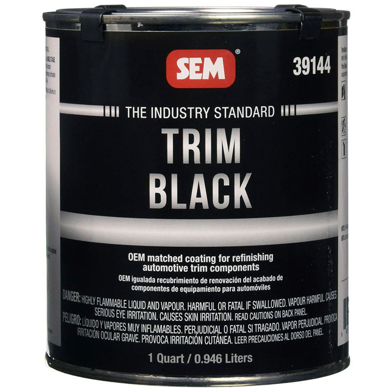 SEM 39144LV Trim Black Exterior Coating Quart