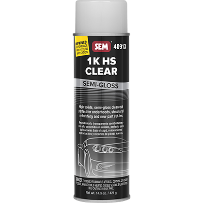 SEM 40913 1K HS Clear Clear Coat 16 oz