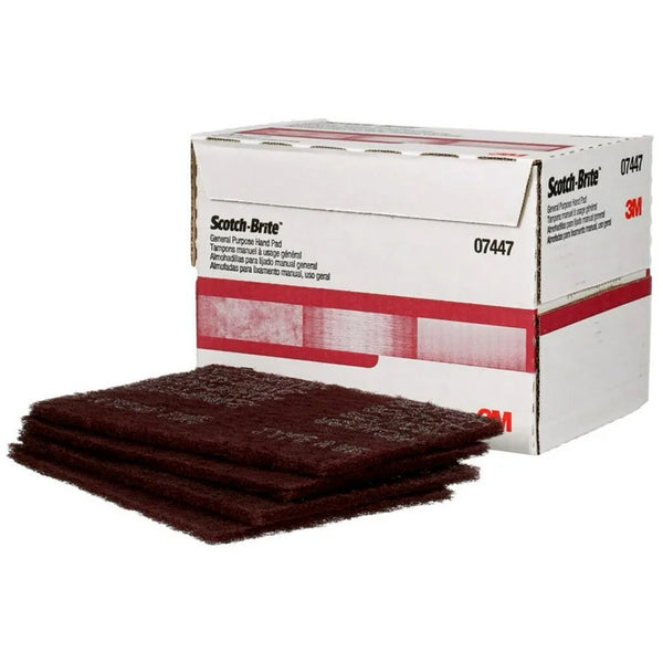 3M 07447 Medium/Fine (Maroon) Grit Scotch-Brite Hand Sanding Pad