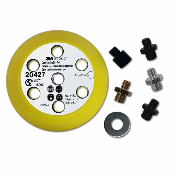 3M 20427 Clean Sanding Clean Sanding Disc Pad Kit 3 in