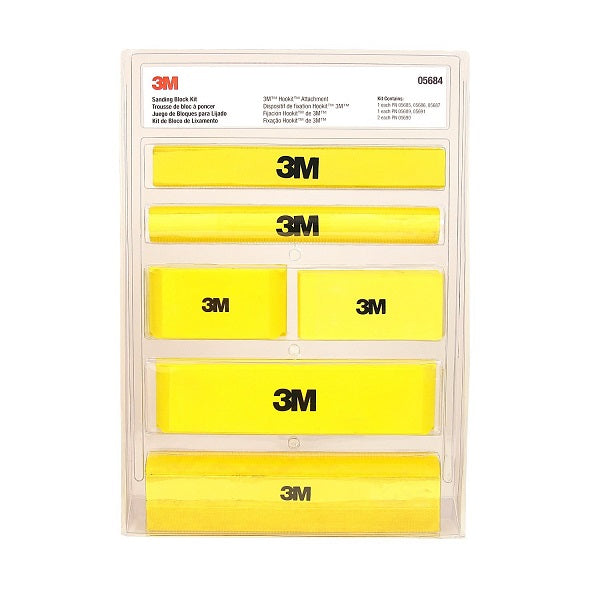 3M 05684 Hookit Sanding Block Kit Kit — multiple sizes