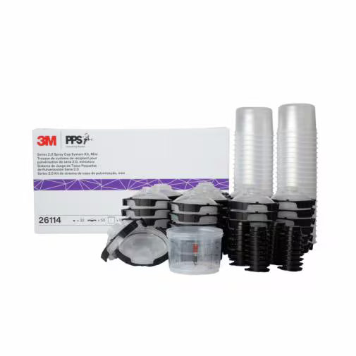 3M 26114 PPS 2.0 PPS Mini Lids & Liners 250 mL / 8.5 oz, 200 micron filter