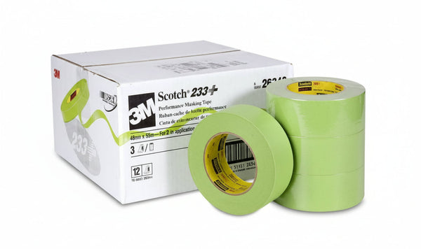 3M 26340 233+ Performance Green Masking Tape Performance Masking Tape 2 in / 48mm