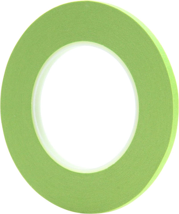 3M 26344 233+ Performance Green Masking Tape Performance Masking Tape 1/4 in / 6mm x 55m