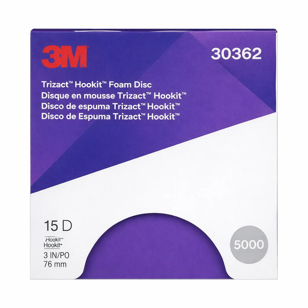 3M 30362 5000 Grit Trizact Foam Abrasive Disc 3 in