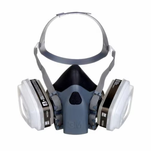 3M 37079 Half Facepiece Respirator Half Face Respirator Large