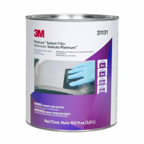 3M 31131 Platinum Select Body Filler 1 Gallon