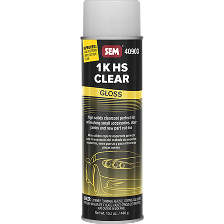 SEM 40903 1K HS Clear Clear Coat 16 oz